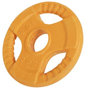 Obciążenie GORILLA SPORTS Grip 30 (2.5 kg) Pomarańczowy