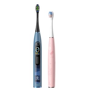 Szczoteczka soniczna OCLEAN X10 Niebieski + Szczoteczka soniczna OCLEAN Kids Różowy