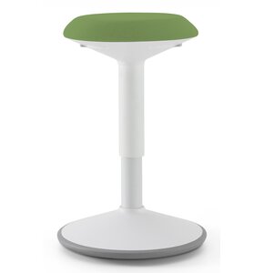 Ergonomiczny stołek balansujący BLACK POINT Hoker Biało-zielony BPSTOLEK80BZ