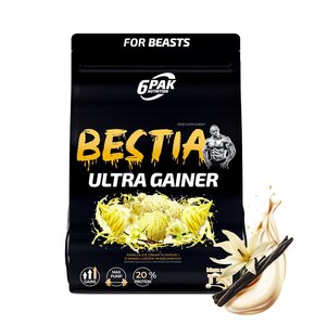 Gainer 6PAK Bestia Ultra Lody waniliowe (1000 g)