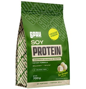 Odżywka białkowa 6PAK Soy protein Lody waniliowe (700 g) Bez laktozy