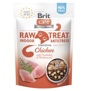 Przysmak dla kota BRIT Raw Treat Cat Indoor&Antistress Kurczak 40 g