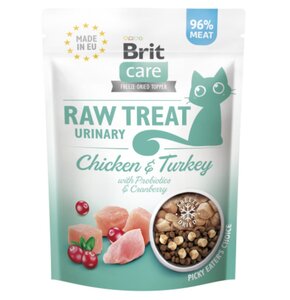 Przysmak dla kota BRIT Raw Treat Cat Urinary Kurczak z indykiem 40 g