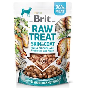 Przysmak dla psa BRIT RAW Skin & Coat Fish & Chiken 40 g