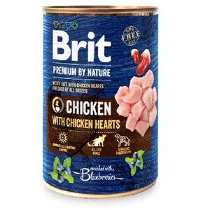 Karma dla psa BRIT Premium By Nature Chicken&Hearts Kurczak 400 g