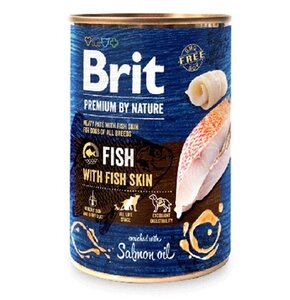 Karma dla psa BRIT Premium By Nature Fish&Fish Skin Ryba z rybią skórą 400 g