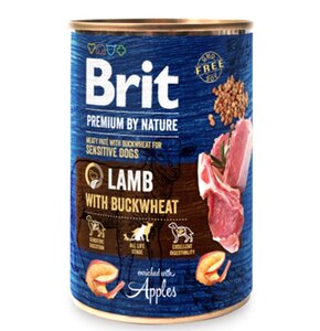 Karma dla psa BRIT Premium By Nature Lamb&Buckwheat Jagnięcina z gryką 400 g