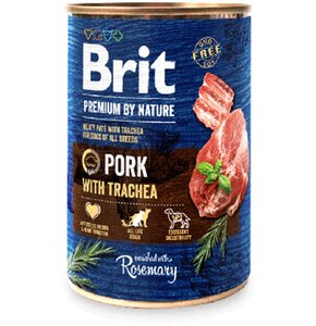 Karma dla psa BRIT Premium By Nature Pork&Trachea Wieprzowina z tchawicą 400 g