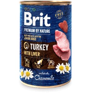 Karma dla psa BRIT Premium By Nature Turkey with Liver Indyk z wątróbką 400 g