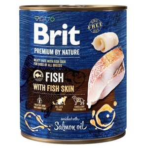 Karma dla psa BRIT Premium By Nature Ryba ze skórą 800 g