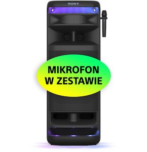 Power Audio SONY ULT TOWER 10, BT, Bezprzewodowy mikrofon w zestawie, Wejście mikrofonowe i gitarowe, Wejście USB