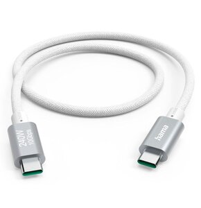 USB Typ-C - USB Typ-C HAMA 201724 240W 1.5 m Biały