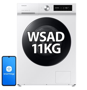 Pralka SAMSUNG BESPOKE AI WW11DB7B34GW EcoBubble 11kg 1400 obr StayClean