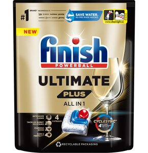 Kapsułki do zmywarek FINISH Powerball Ultimate Plus Fresh - 4 szt.