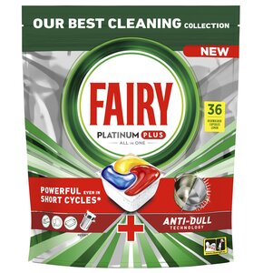 Kapsułki do zmywarki FAIRY Platinum Plus All in One Lemon - 36 szt.