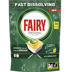 Kapsułki do zmywarki FAIRY Original All in One Lemon - 56 szt.