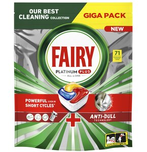 Kapsułki do zmywarki FAIRY Platinum Plus All in One Lemon - 71 szt.