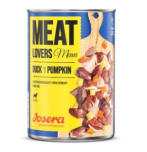 Karma dla psa JOSERA Meat Lovers Menu Kaczka z dynią (6 x 400 g)