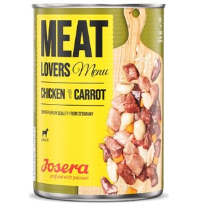Karma dla psa JOSERA Meat Lovers Menu Kurczak z marchewką 6 x 400 g