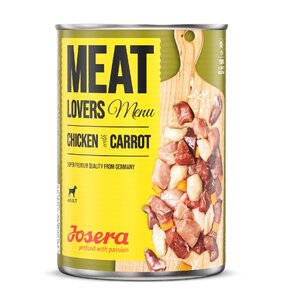 Karma dla psa JOSERA Meat Lovers Menu Kurczak z marchewką 6 x 400 g