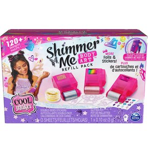 Zestaw uzupełniający tatuaże SPIN MASTER Cool Maker Shimmer Me Body Art