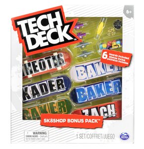 Zestaw do fingerboard SPIN MASTER Tech Deck Sk8Shop Bonus Pack Baker