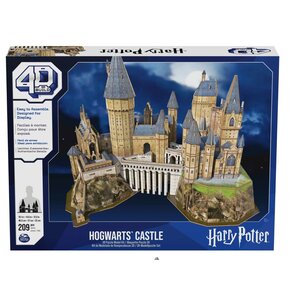 Puzzle 3D SPIN MASTER Build Harry Potter Hogwarts Zamek (209 elementów)
