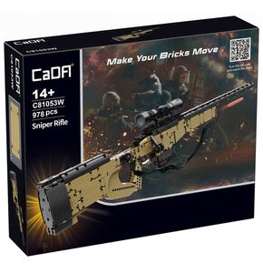 Klocki plastikowe CADA Make Your Bricks Move Karabin snajperski C81053W