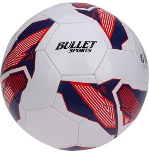 Piłka nożna PENN Bullet Star (rozmiar 5) Biało-niebieski