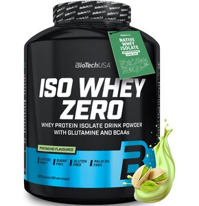 Odżywka białkowa BIOTECH Iso Whey Zero Pistacjowy (2270 g) Bez cukru i laktozy