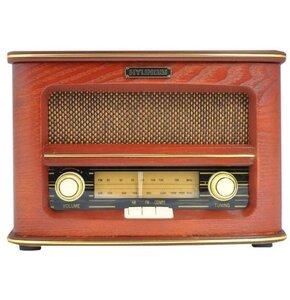 Radio retro HYUNDAI z CD RC-606 drewniane