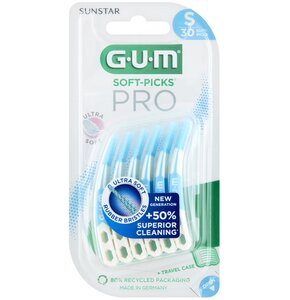 Szczoteczka międzyzębowa SUNSTAR GUM Soft-Picks Pro S (30 sztuk)
