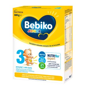 Mleko w proszku BEBIKO Junior 3 Nutriflor Expert 600 g