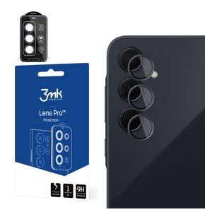 Szkło hartowane na obiektyw 3MK Lens Protection Pro Black do Samsung Galaxy A55 5G