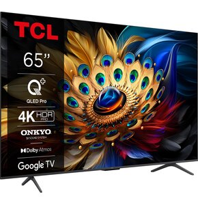 Telewizor TCL 65C655 65" QLED 4K Google TV Dolby Vision Dolby Atmos HDMI 2.1