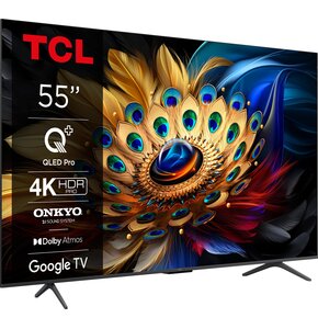 Telewizor TCL 55C655 55" QLED 4K Google TV Dolby Vision Dolby Atmos HDMI 2.1