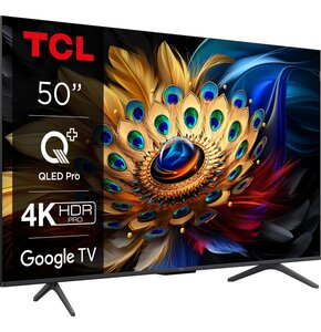 Telewizor TCL 50C655 50" QLED 4K Google TV Dolby Vision Dolby Atmos HDMI 2.1