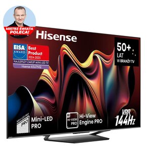 Telewizor HISENSE 65U7NQ 65" MINILED 4K 144Hz VIDAA Full Array Dolby Atmos Dolby Vision HDMI 2.1
