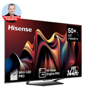 Telewizor HISENSE 75U7NQ 75" MINILED 4K 144Hz VIDAA Full Array Dolby Atmos Dolby Vision HDMI 2.1