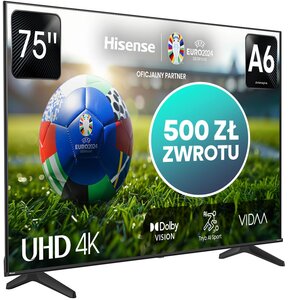 Telewizor HISENSE 75A6N 75" LED 4K VIDAA Dolby Vision HDMI 2.1