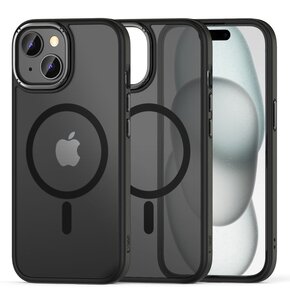 Etui TECH-PROTECT Magmat ”2” Magsafe do Apple iPhone 15 Czarny Matowy