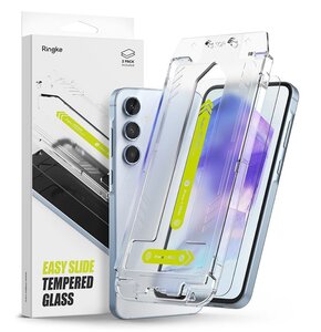 Szkło hartowane RINGKE Easy Slide do Samsung Galaxy A55 5G Przezroczysty (2 szt.)