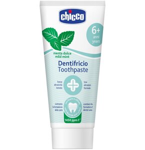Pasta do zębów CHICCO z fluorem Mentol 6 L+ 50 ml