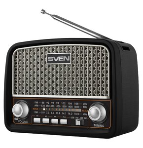 Radio SVEN SRP-555 Czarno-srebrny