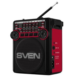 Radio SVEN SRP-355 Czarno-czerwony