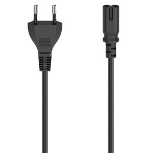 Kabel zasilający EU 2 pin (CEE 7/16) - IEC 320 C7 HAMA 200733 2.5 m