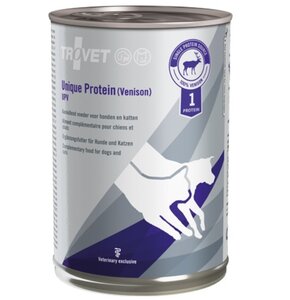 Karma dla psa i kota TROVET Unique Protein Venison Dziczyzna 400 g