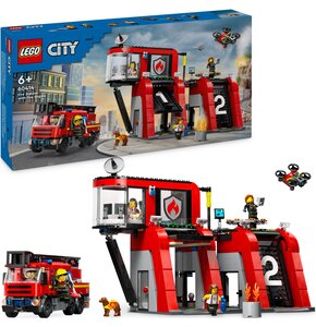 LEGO 60414 City Remiza strażacka z wozem strażackim