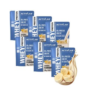 Odżywka białkowa ACTIVLAB Whey Protein WPC 85 Bananowy (6 x 30 g)