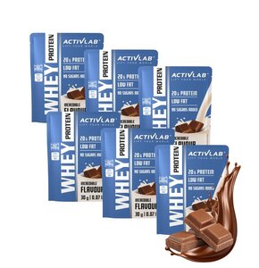 Odżywka białkowa ACTIVLAB Whey Protein WPC 85 Czekoladowy (6 x 30 g)